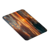 Magnet Flexible Belle mer au coucher du soleil (Côté Droit)