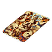 Magnet Flexible Belle peinture anglaise de Bulldog (Côté Gauche)
