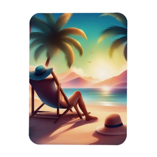 Magnet Flexible belle plage (Vertical)