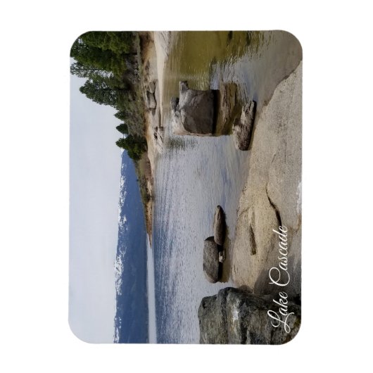 Magnet Flexible Belle rive du lac Cascade (Vertical)