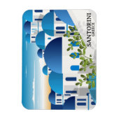 Magnet Flexible Belle Santorin Grèce Photo (Vertical)