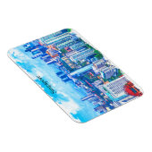 Magnet Flexible Belle Singapour Asie Panorama Vue (Côté Droit)