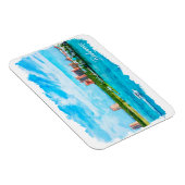Magnet Flexible Belles Bahamas Caraïbes Vacances Paysages (Côté Droit)