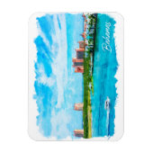 Magnet Flexible Belles Bahamas Caraïbes Vacances Paysages (Vertical)