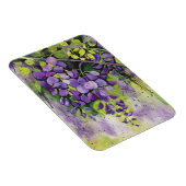 Magnet Flexible Belles Fleurs De Wisteria En Aquarelle (Côté Droit)