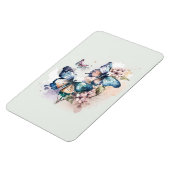 Magnet Flexible Belles papillons et fleurs (Côté Gauche)
