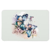 Magnet Flexible Belles papillons et fleurs (Horizontal)