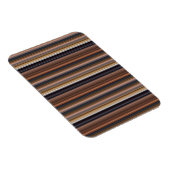 Magnet Flexible Belles rayures bleues brunes (Côté Droit)