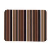 Magnet Flexible Belles rayures bleues brunes (Horizontal)