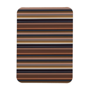Magnet Flexible Belles rayures bleues brunes