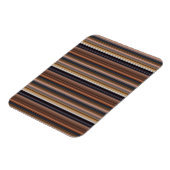 Magnet Flexible Belles rayures bleues brunes (Côté Gauche)