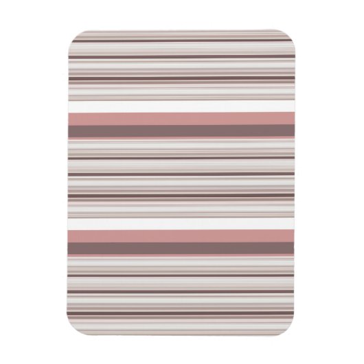 Magnet Flexible Belles rayures brunes blanches (Vertical)