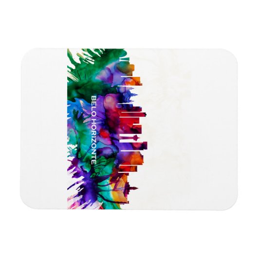 Magnet Flexible Belo Horizonte Skyline (Horizontal)