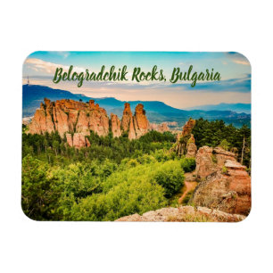 Magnet Flexible Belogradchik Rocks Bulgarie stylized