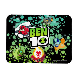 Magnet Flexible Ben 10 Alien Forms Bubble Graphic