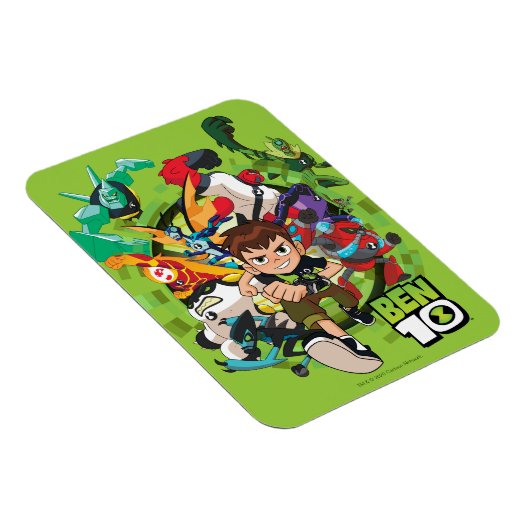 Magnet Flexible Ben 10 Alien Rush Graphique (Côté Droit)
