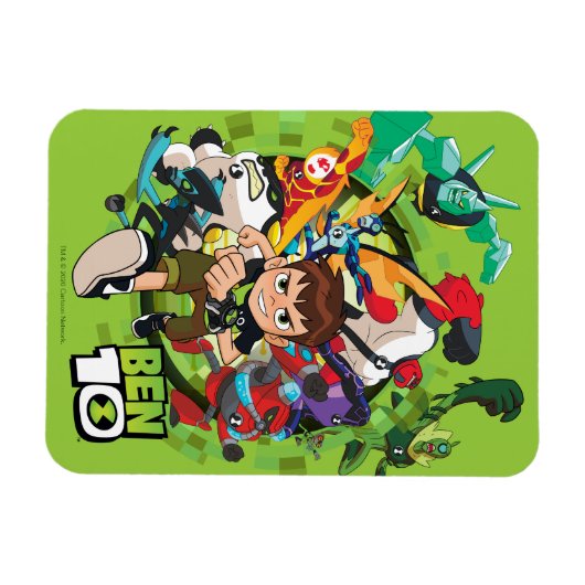 Magnet Flexible Ben 10 Alien Rush Graphique (Horizontal)