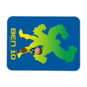 Magnet Flexible Ben 10 & Four Arms Shadow (Horizontal)