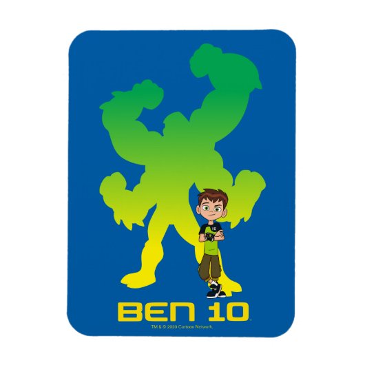Magnet Flexible Ben 10 & Four Arms Shadow (Vertical)
