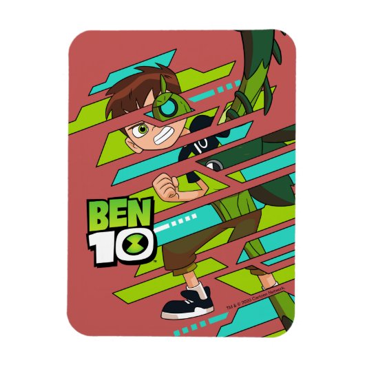 Magnet Flexible Ben 10 Transformation de l'ADN de Wildvine (Vertical)