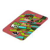 Magnet Flexible Ben 10 Transformation de l'ADN de Wildvine (Côté Gauche)