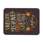 Magnet Flexible Bénédiction d'automne et de récolte (Horizontal)