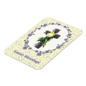Magnet Flexible Bénédiction de Pâques. Cadeau de croix de Pâques f (Côté Gauche)