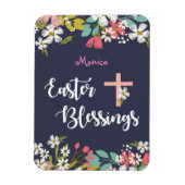 Magnet Flexible Bénédiction de Pâques de fleurs Christ ressuscitée (Vertical)