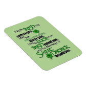 Magnet Flexible Bénédiction De Saint Patrick (Côté Droit)