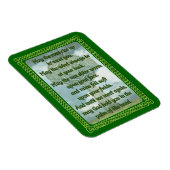 Magnet Flexible Bénédiction irlandaise verte (Côté Droit)