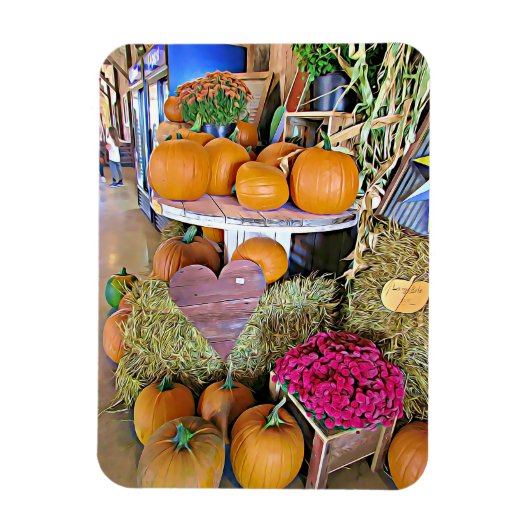 Magnet Flexible Bénédictions d'automne Aimant Citrouille d'Hallowe (Vertical)