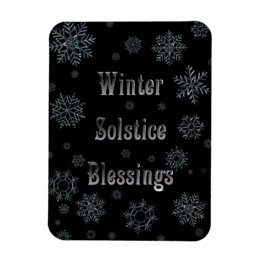 Magnet Flexible Bénédictions du solstice d'hiver (Vertical)