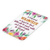 Magnet Flexible Bénévole Merci Bénévole cadeau d'appréciation (Côté Gauche)