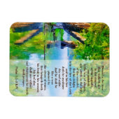 Magnet Flexible Béni est l'Homme - Psaume 1:1-3 (Horizontal)