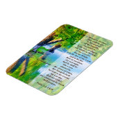 Magnet Flexible Béni est l'Homme - Psaume 1:1-3 (Côté Gauche)