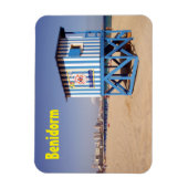 Magnet Flexible Benidorm, caseta de salvamento en la playa (Vertical)