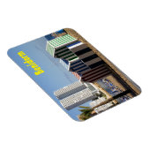 Magnet Flexible Benidorm, casetas de baño en playa de Levante (Côté Droit)