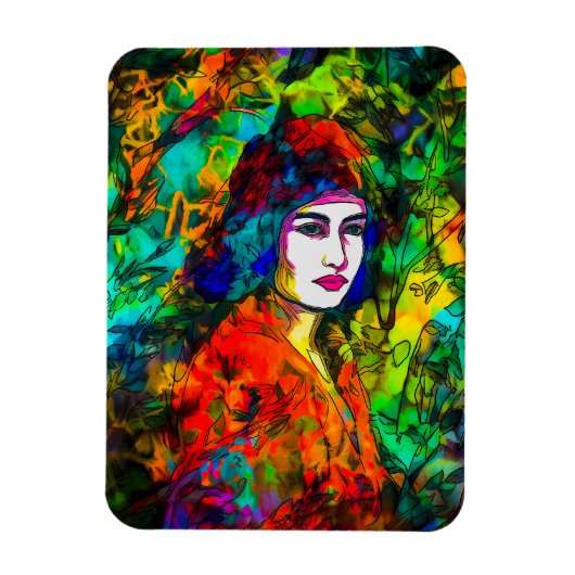 Magnet Flexible Beret rouge (Vertical)