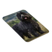 Magnet Flexible Bergame de Laine Noire, (Côté Droit)