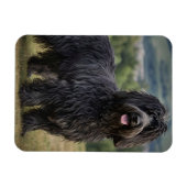Magnet Flexible Bergame de Laine Noire, (Horizontal)