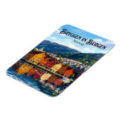 Magnet Flexible Bergen Norvège (Côté Gauche)