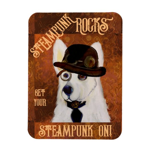 Magnet Flexible Berger Allemand Steampunk (Vertical)