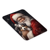 Magnet Flexible Berger australien avec Noël du Père Noël (Côté Droit)