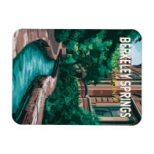 Magnet Flexible Berkeley Springs West Virginia Illustration Voyage (Horizontal)