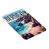 Magnet Flexible Bermuda rivage sud Bermudes (Côté Droit)