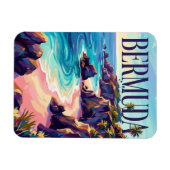 Magnet Flexible Bermuda rivage sud Bermudes (Horizontal)