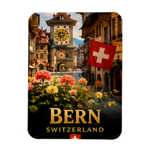 Magnet Flexible Berne Suisse Capitale Alpine Voyage 🏔️
