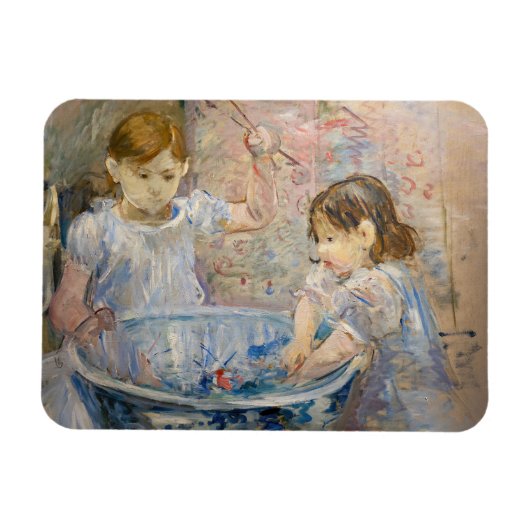 Magnet Flexible Berthe Morisot - Enfants dans le bassin (Horizontal)