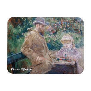 Magnet Flexible Berthe Morisot - Eugene Manet avec sa fille