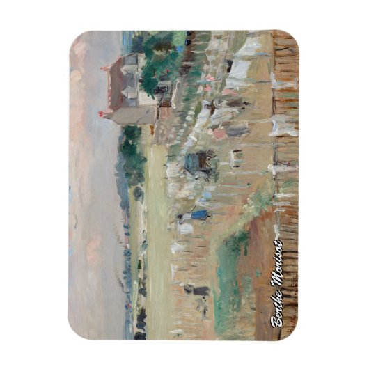 Magnet Flexible Berthe Morisot - Hanging the Laundry out to Dry (Vertical)